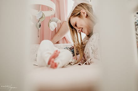 Sesja noworodkowa w domu w Krakowie