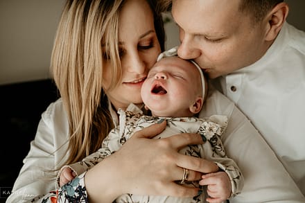 Sesja noworodkowa w domu w Krakowie