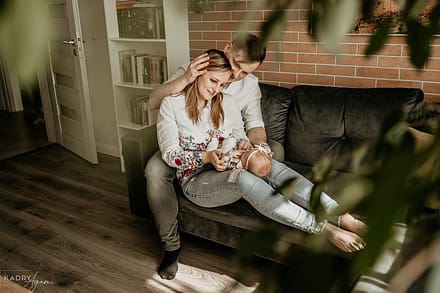 Sesja noworodkowa w domu w Krakowie