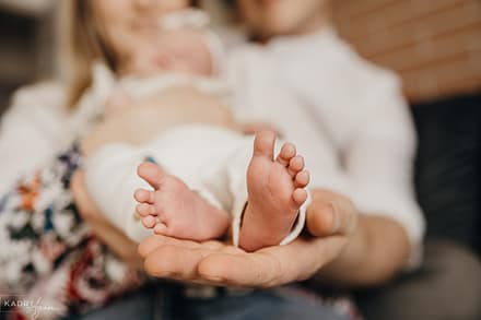 Sesja noworodkowa w domu w Krakowie