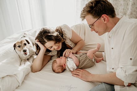 Sesja noworodkowa w domu Kraków