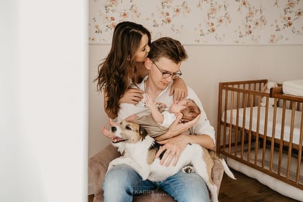 Naturalna Sesja noworodkowa w domu