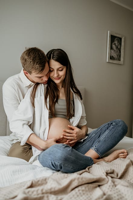 sesja ciążowa w domu