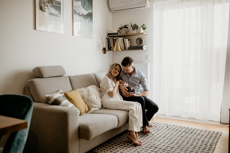 sesja rodzinna z noworodkiem