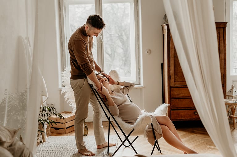 sesja ciążowa z partnerem