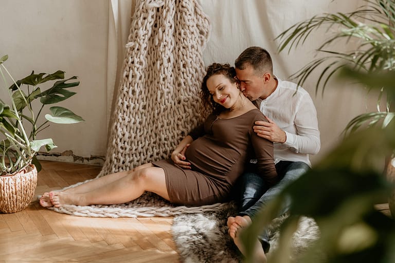 Sesja ciążowa boho Kraków