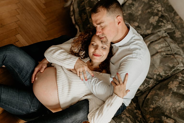 sesja ciążowa z mężem Kraków