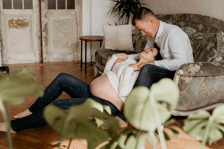 naturalna sesja ciążowa Kraków