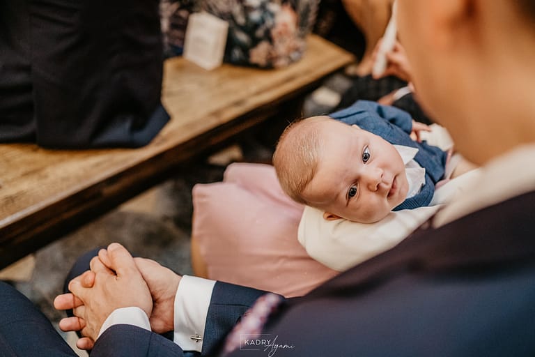 chrzest w centrum Krakowa