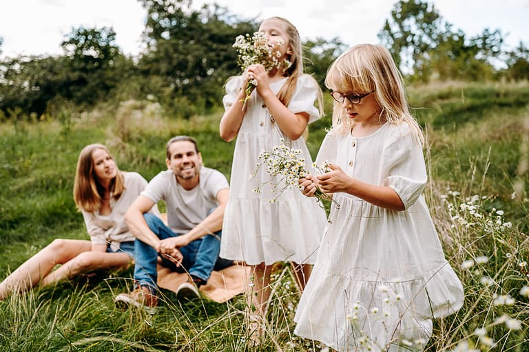sesja na łące kraków