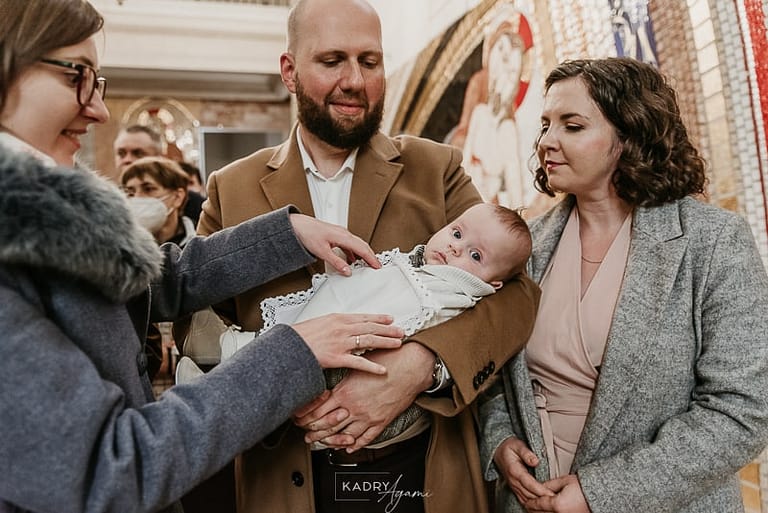 Fotograf na chrzest kraków szatka na chrzest