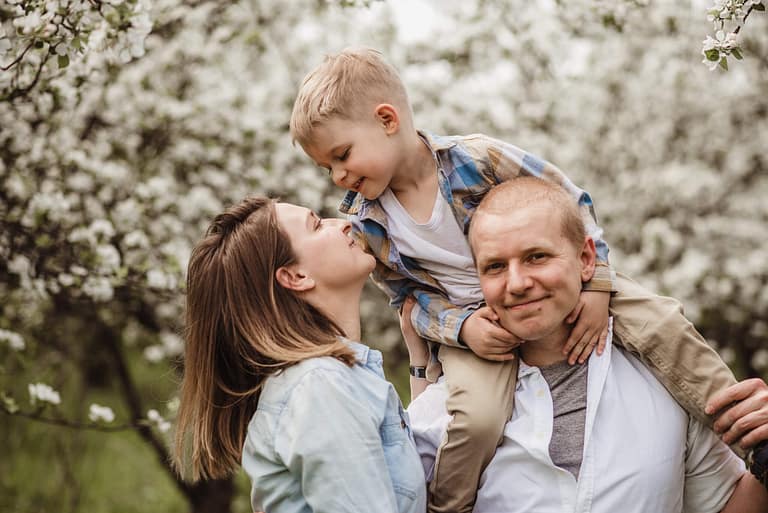 sesja rodzinna w plenerze